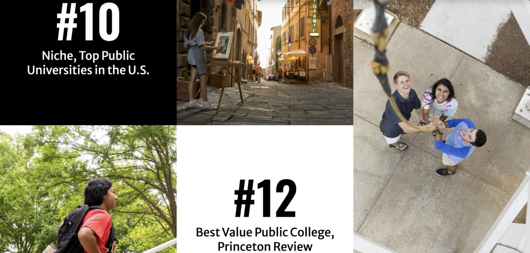 Quantifiable data that's showcased on the University of Georgia's website.