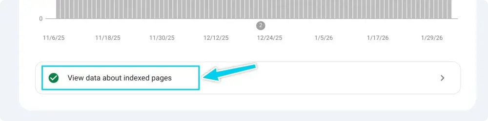 View data inquiry button with arrow pointing at it.