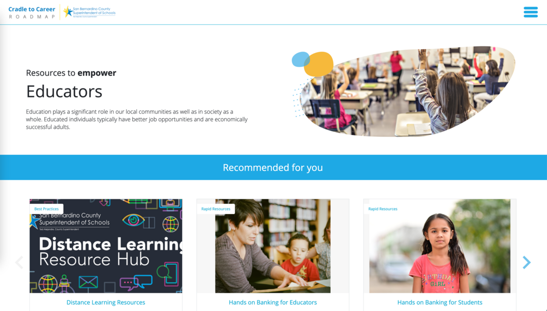"Educational resources for empowering educators with distance learning and banking tools."